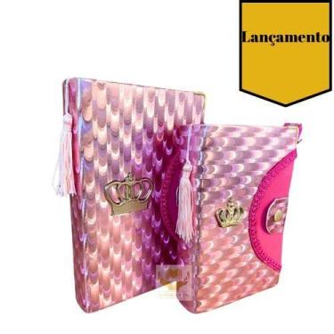 Imagem de Kit Biblia Sagrada Mãe e Filha Letra Gigante com Caneta e Harpa