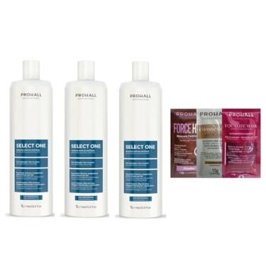 Imagem de Kit 3 un progressiva select one prohall 1L cada