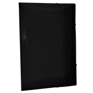 Imagem de Pasta Aba Elástica Ofício Sem Lombo Preto - DAC LTDA