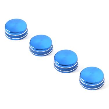 Imagem de Aotumcer Tampa do botão de volume do ar condicionado compatível com Infiniti G37 2008-2013 G35 2007-2008 G25 2011 2012 Q60 2014 2015 Alumínio Ar Condicionado Volume Tune Button Trim Accessories (azul)