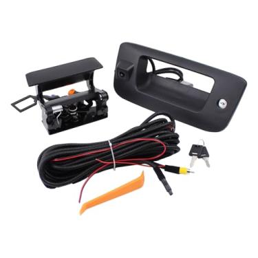 Imagem de DriveFix Alça traseira e bisel com câmera auxiliar de estacionamento e kit de cilindro de trava para Chevrolet Silverado 1500 2500 3500 HD para GMC Sierra 1500 2500 3500 HD 2007-2014