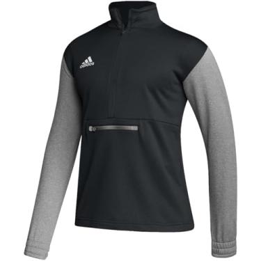 Imagem de adidas Team Issue 1/4 Zip Preto/Cinza SM