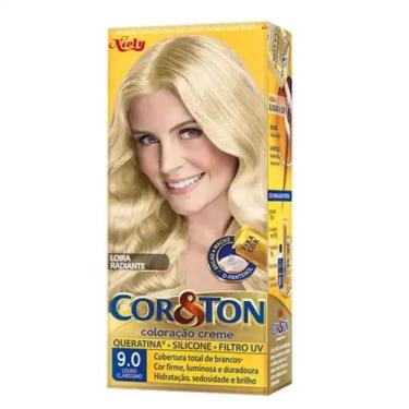 Imagem de Coloração 90 Louro Claríssimo Cor & Ton