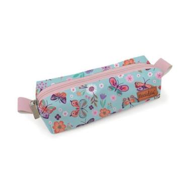 Imagem de Estojo Necessaire Multiuso Borboletas No Jardim Fina Ideia