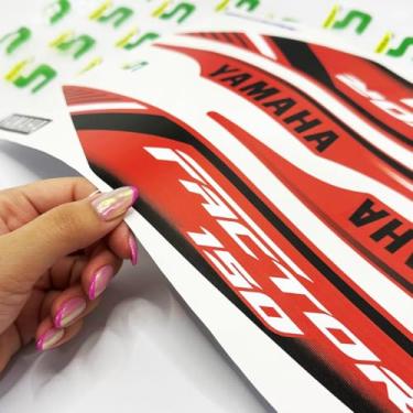 Imagem de SPORTINOX, Adesivos Para Yamaha Factor 150 Flex 2022 ED Moto Vermelha