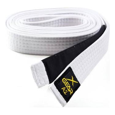 Imagem de Faixa Jiu Jitsu Xgear Branca 6 Costuras Cbjj - Branco A2
