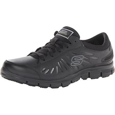 Imagem de Skechers for Work Women's Eldred Work Shoe, Black, 8 M US