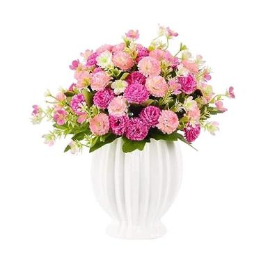 Imagem de YYBOES Flores artificiais flores falsas flores artificiais toque real lírio girassol buquê artificial adequado para festa de casamento, casa, escritório, decoração de casa