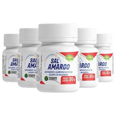 Imagem de Kit 5 Sal Amargo Sulfato de Magnésio Unilife 30g