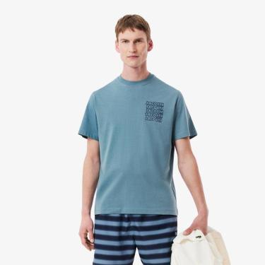 Imagem de Camiseta Lacoste Gráfica em Malha de Algodão Masculina-Masculino