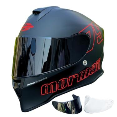 Imagem de Capacete de Moto Mormaii Solid Preto Fosco 1979 Fechado Original Viseira Transparente + Fumê (60)