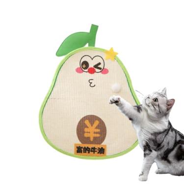 Imagem de Arranhador De Parede Para Gatos - Autoadesivo de Sisal Formato Abacate,Tapete De Arranhamento | Para Sofás Interiores Estofados E Móveis Do Quarto