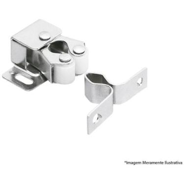 Imagem de Fecho Rolete Duplo Soprano Zinco Branco 0006.13. com 10 Peças - Sopran