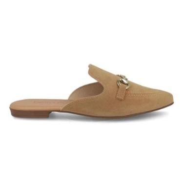 Imagem de Sapato Mule Beira Rio Bridão Metálico Feminino-Feminino