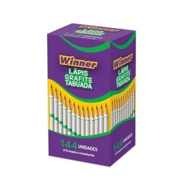 Imagem de StarSchool – Caixa C/ 144 Lápis Grafite Nº 2 (Tabuada) | Madeira 100% Reflorestada | Grafite com Micropartículas Ativas para Alta Resistência e Maciez