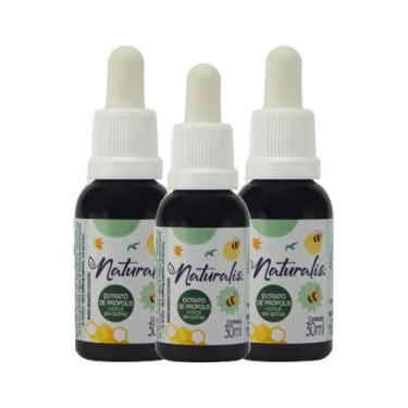 Imagem de Extrato de Própolis Verde Naturalis Gotas 30ml, 3 Unids
