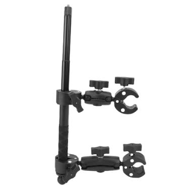 Imagem de Asixxsix Suporte para Guiador de Bicicleta de Motocicleta para Câmera de Ação, Rotação de 360 ​​° Com Braçadeira Dupla para Guiador de Bicicleta, Suporte para Bastão de Selfie,