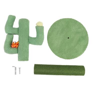 Imagem de Arranhador para gatos com aparência fofa, proteção de móveis de juta, estrutura estável, árvore alta para arranhar, para casa e ambientes internos