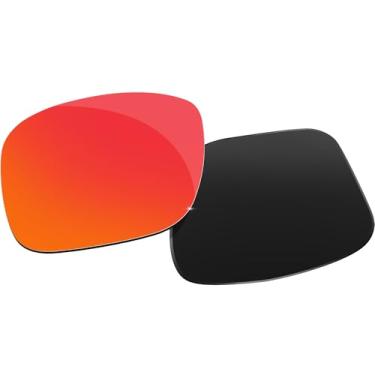 Imagem de Lentes polarizadas de substituição para óculos de sol Oakley Holbrook OO9102, várias cores, Vermelho, simple