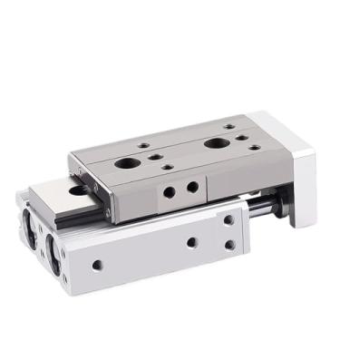 Imagem de Tipo de mesa deslizante pneumática de ar com trilho duplo cilindro pneumático MXQ6 MXQ8 MXQ12 MXQ16 MXQ20 MXQ25 (MXQ furo 8 mm, curso 30 mm)