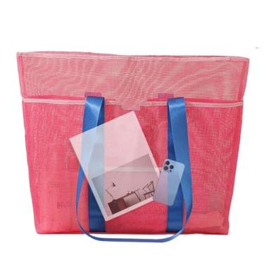 Imagem de Saco De Praia Em Rede,Organizador para Roupa de Banho,Saco para Piscina | Para Viagens em Familia Ginásio Aulas de Natação Férias de Verão Eventos ao Ar Livre Passeio de Parque Aquático