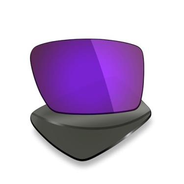 Imagem de Mryok Lentes de reposição polarizadas para óculos de sol Torre Costa Del Mar, HD Polarized, proteção UV, resistente a impactos e ajuste perfeito - Plasma roxo