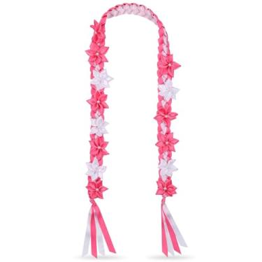 Imagem de TFTANFAN Colar floral havaiano Lei para cerimônia de graduação dinheiro lei presente para mulheres e homens, standard, Nylon, Sem Pedra Preciosa
