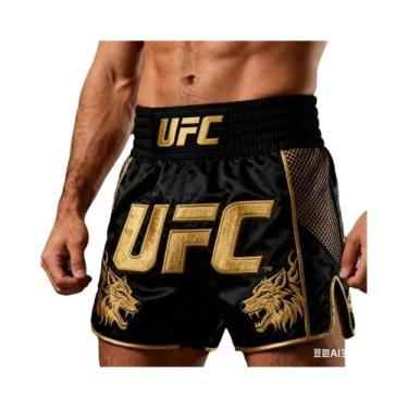 Imagem de Shorts De Treinamento UFC Para Homens E Mulheres, Rápido Secagem, Resp
