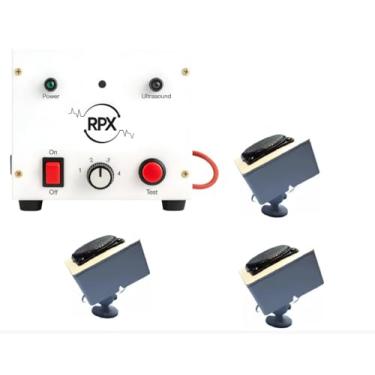 Imagem de Repelente Ultrassônico Industrial/Rural RPX 3 - Alcance até 1400m² Espanta Ratos, Morcegos e Gambás