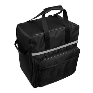 Imagem de POCREATION Bolsa de Armazenamento para Sorveteira, Bolsa de Transporte à Prova de Poeira Em Tecido Oxford à Prova D'água Com Bolsos Extras para Acessórios, para Campistas e Atividades Ao (BLACK)