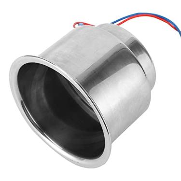 Imagem de Ymiko Suporte para Bebidas Em Aço Inoxidável Com Luz LED Verde para Barco, Iate, Caminhão, Carro, Casa, RV