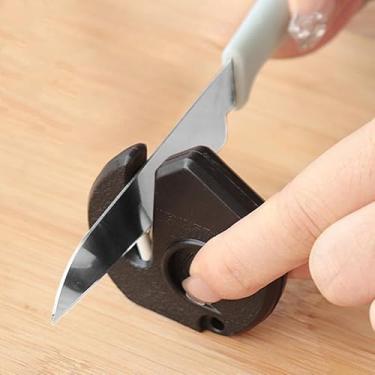 Imagem de Afiador de facas de cerâmica para uso doméstico e pedra de amolar ao ar livre, fácil de carregar, ferramentas de cerâmica resistentes ao desgaste, essenciais para uso doméstico ou externo