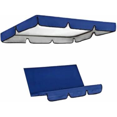 Imagem de Capa protetora para balanço de 3 lugares, rede ou tenda, com cobertura para teto, ideal para proteção no jardim (balanços não incluídos).