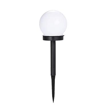 Imagem de Lâmpada de LED alimentada por energia solar para jardim e rua com painel função ligar desligar automático