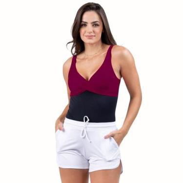 Imagem de Conjunto Kit Maiô Com Bojo + Short Com Ajustes Nas Laterais - HYPE MOD