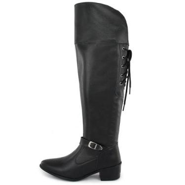 Imagem de Bota Feminina Casual Over BR2 - 11503 - Preto - !Ou, 34