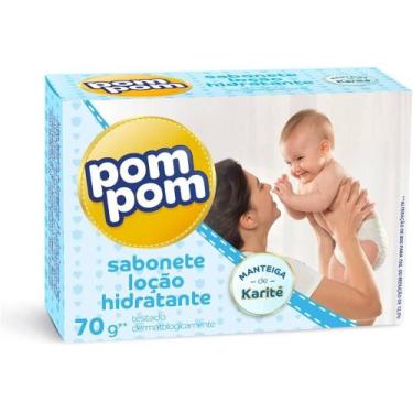Imagem de Kit c/ 2 Sabonete barra Pom Pom manteiga karite 70g