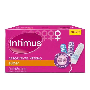 Imagem de Absorvente Interno Super 8 Unidades Intimus