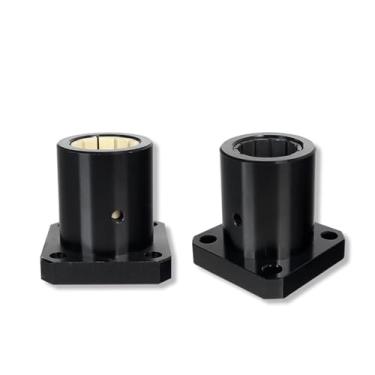 Imagem de Luva deslizante de plástico de engenharia autolubrificante de rolamento linear LMK10 LMK12 LMK16-50 (ouro, FJUM-16 16X26X36mm)