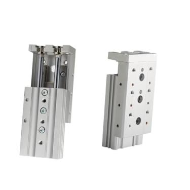 Imagem de Cilindro de ar deslizante de trilho pneumático MXS25-10 MXS25-20 MXS25-30 MXS25-40 MXS25-50BT MXS25-75 MXS25-100 MXS25L-50 MXS25L-25(AS.BT)