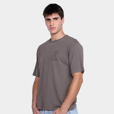 Imagem de Camiseta Ellus Fine E Waffel Over Masculina-Masculino