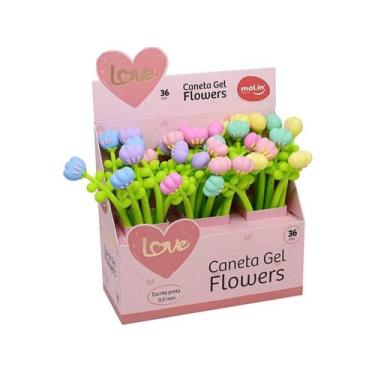 Imagem de Caneta Gel 0,5mm Love Flowers Tulipa 1337 - MOLIN