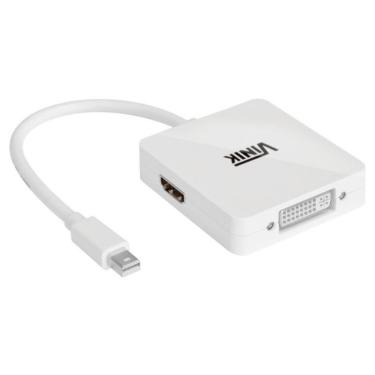 Imagem de Adaptador 3 em 1 Mini Displayport para HDMI Displayport  DVI