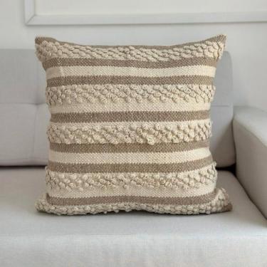 Imagem de Capa de Almofada Tear Algodão Crú 45x45 - AMOFADAS