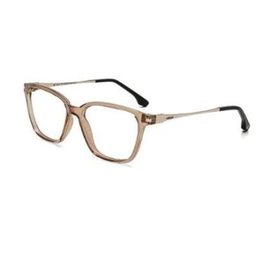 Imagem de Armação Óculos Colcci Marie C6116b3853  Translucido Dourado-Feminino