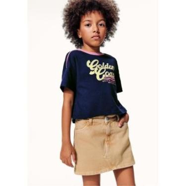 Imagem de Shorts Saia Infantil Em Sarja Estonada-Feminino