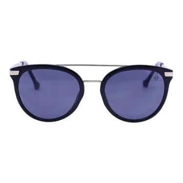 Imagem de Óculos de Sol Feminino Aviador Redondo Acetato/Metal Mackage - Ophelia-Feminino