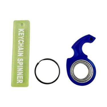 Imagem de Brinquedo Antiestresse Giratório De Metal Para Crianças, Chaveiro Gira