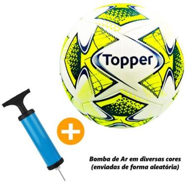 Imagem de Kit Bola Bomba de Ar Campo Futsal Volei Society Jogo Esporte - - Toppe
