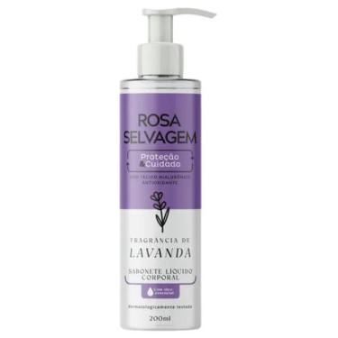 Imagem de Sabonete Líquido Corporal Rosa Selvagem Lavanda 200ml
